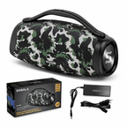 Caixa de Som Bluetooth SABALA DRA-909 200W Premium – Graves Potentes, Bateria 3900mAh e Proteção IPX6 à Prova d’Água